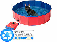 Sweetypet Faltbarer XL-Hundepool mit rutschfestem Boden, Versandrückläufer; Trainingspads für Welpen, Transporttaschen für Haustiere 