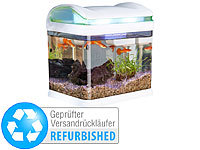 Sweetypet Transport-Fischbecken mit Filter, LED-Beleuchtung (Versandrückläufer); Selbstkühlende Gel-Matten für Haustiere 