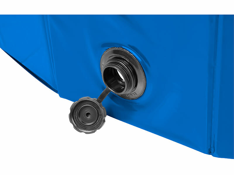 Sweetypet Faltbarer XL-Hundepool mit rutschfestem Boden, 120x30 cm, blau | Hundezubehör