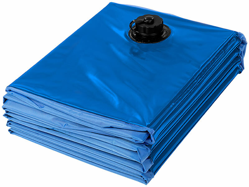 Sweetypet Faltbarer XL-Hundepool 120x30 blau rutschfestem Boden, cm, mit
